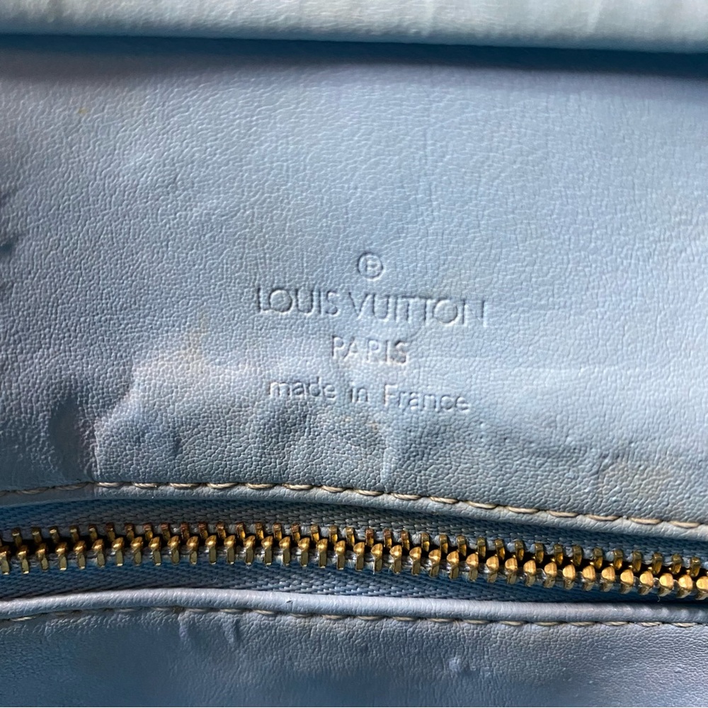 Louis Vuitton Redyed Vernis Houston Tote Vintage Designer Handbag Purse - Picture 17 of 17